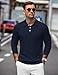 COOFANDY Men's Casual Navy Blue X-Large