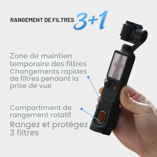 Extension Magnétique de Rangement pour Filtres Tilta,pour Osmo Pocket4 et 3 – vue 7