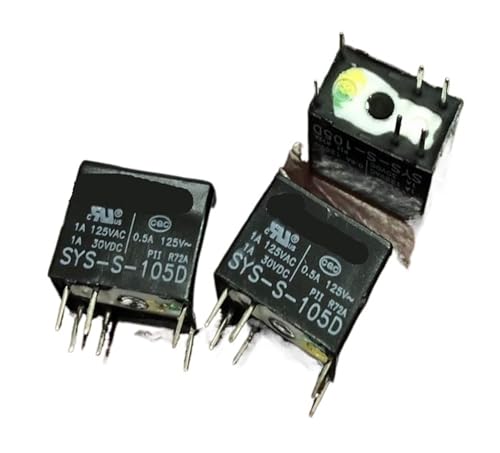 Relé de 6 pines SYS-S-105D 5V componente de control y conmutación 2