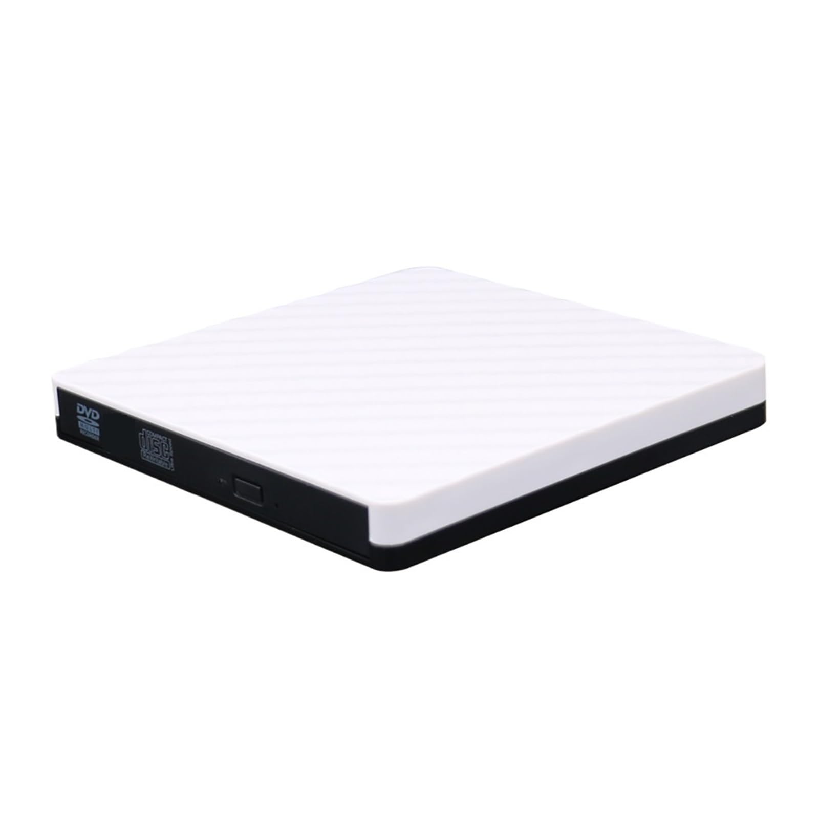 Lettore Dvd Masterizzatore Dvd Esterno USB 3.0 Masterizzatore Dvd RW unità Ottica Lettore CD/Dvd Rom Materiale Plastico ABS(White)