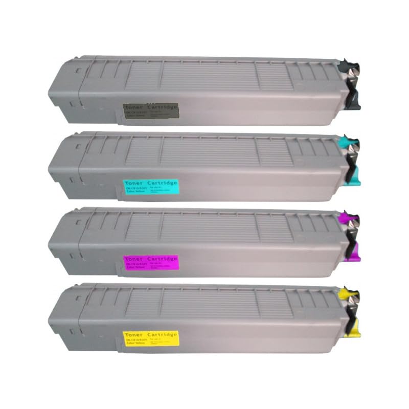 Pack Toners Compatibles OKI C801 - Impression Richesse Chromatique