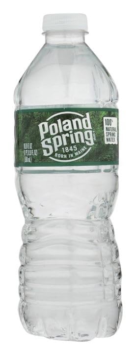 Poland Springs 100% Natural Spring Water, 16.9 Fl Oz- 16 Pack