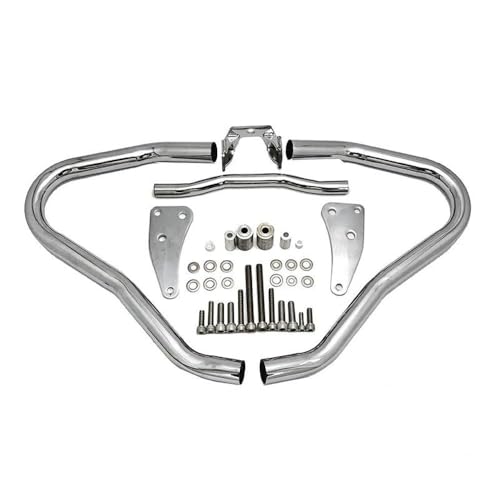 Accessoires moto BMW R18 garde moteur chrome au design custom épuré