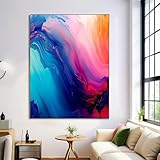 ★Peinture sur toile de haute qualité – Artwork : Notre poster mural est fabriqué en toile, un des meilleurs matériaux pour l'affiche. Les couleurs sont vives, la texture est douce, la ténacité élevée, avec une fonction anti-plis et résistante à la décoloration. Il utilise des encres couleurs durables. Une finition soignée assure un rendu artistique éblouissant, parfait pour vos tableaux, posters et arts décoratifs, année après année.