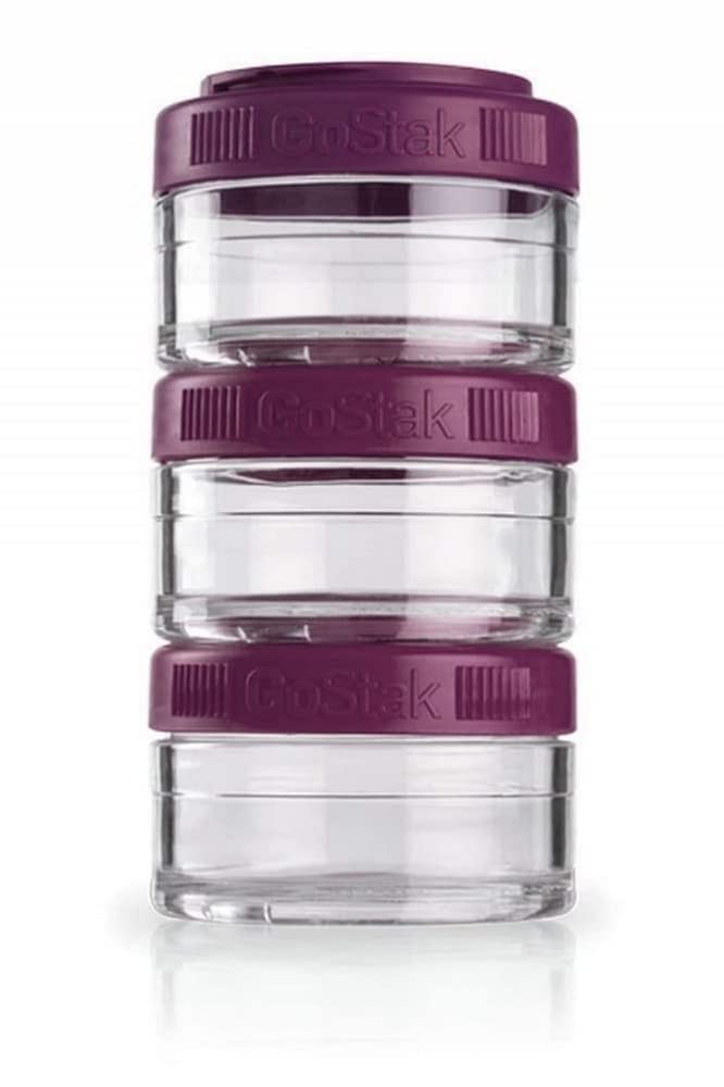 BlenderBottle GoStak 2Pak, Contenedor de suplementos alimenticios, cyan, Pak de (2x150ml) — view 42