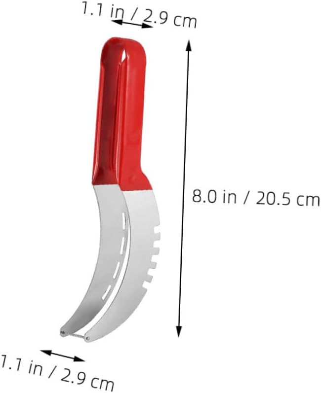 2pcs Professional Watermelon Cutter Tool Portable Slicer for Household Kitchen