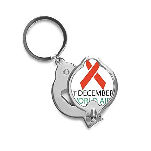 Cortador de uña para el bolso con diseño del 1 de diciembre Día del Sida