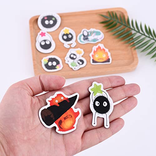Pounchi Soot Sprites Cute Magnet （9 Pack） Funny Magnet Bumper Office Cabinets Decoration Fridge Metal Magnet Flexible Reuseable Magnetic Vinyl #TOP6