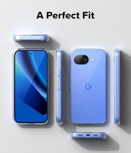 Image of Ringke Fusion for Google Pixel 10a [Scratch Resistant Hard Back] Slim Transparent Protective Cover with Shockproof Case Back Cover - Clear