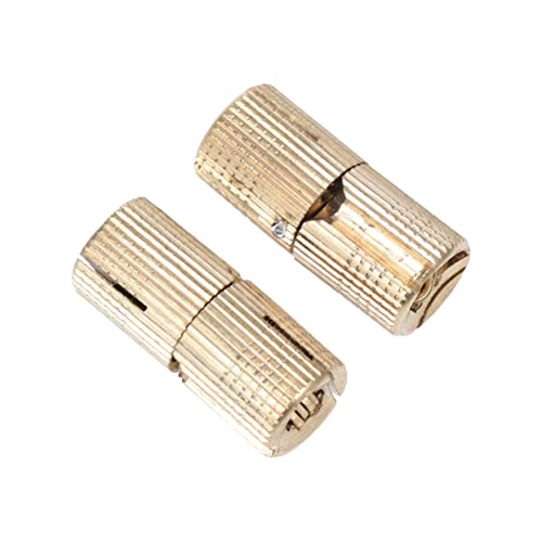 SOESFOUFU 4pcs 12mm Heavy Duty Jewelry Box Hinges Gold Cabinet Hinges Spring Action Self Closing for Jewelry Boxes