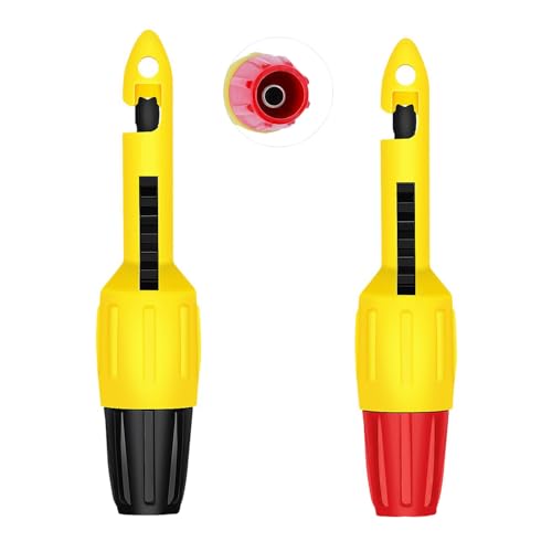 Image of 2pcs Wire Piercing Probe Kit, Insulation Puncture Wire Probe Piercing Clip Test Probe Tool for Multimeter Equipment Home Appliance Repair Electricity Meter Testing (Yellow, 4mm)