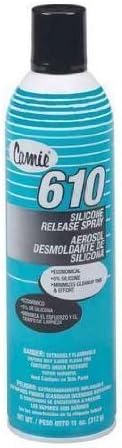 12 Cans Camie 610 Professional Industrial Silicone Release Aerosol Spray - Plastic Mold Release Agent - Twelve 11oz. Cans per Order