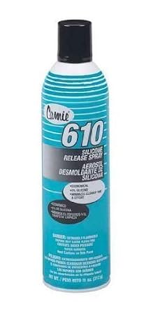 12 Cans Camie 610 Professional Industrial Silicone Release Aerosol Spray - Plastic Mold Release Agent - Twelve 11oz. Cans per Order