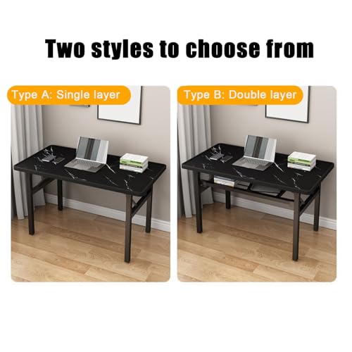 Bureau à domicile pliable rose petit espace table informatique stable 80x40 cm