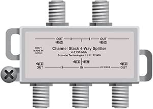 Amazon.com: Dish Channel Stack 4-Way Splitter : Electronics