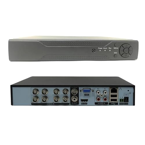 DVR VIDEOSORVEGLIANZA 8 CANALI FULL HD IBRIDO AHD NVR AHD