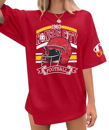 Football Shirt Women Game Day Shirts Football Season Number 89 Shirt Casual Season Short Sleeve Tops Red