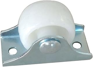 10 Pcs Furniture Caster Plastic Mute Replacement Wheels Directional Industrial Casters Furniture Hardware Universal Self Adhesive Wheels Mini Caster Sticky Pulley Non Swivel Directional Bins Storage