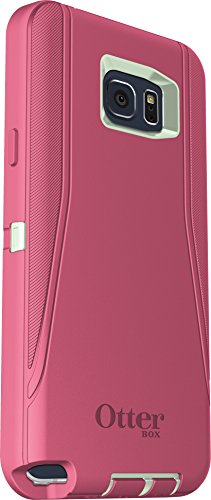 Otterbox Defender Cell Phone Case For Samsung Galaxy Note5 - Retail Packaging - Melon Pop (Sage Green/Hibiscus Pink) #TOP4