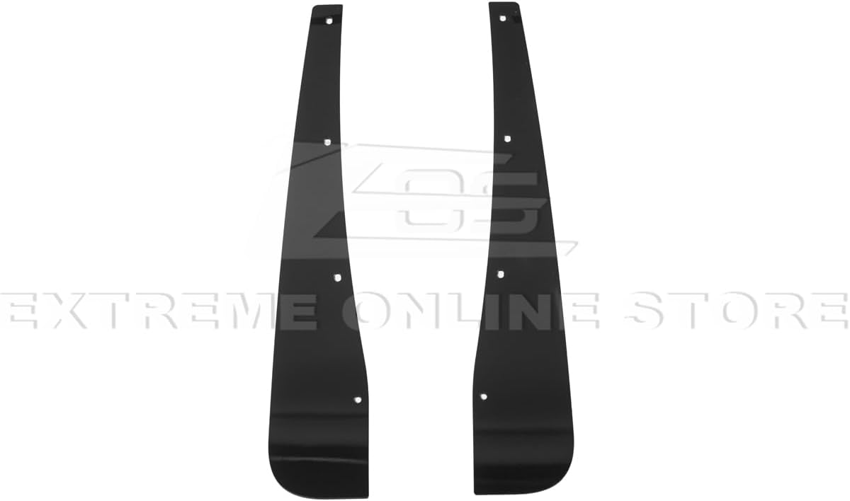 Replacement for 2019-Present Toyota MK5 GR Supra A90 A91 Performance Style Black Tinted Front Mud Flaps Splash Guard Pair