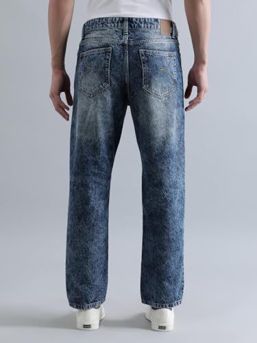Image of BENE KLEED Men Solid Shaded Relaxed FIT 100% Cotton Jeans