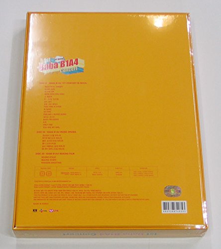 B1A4 - 1st Concert : Baba B1A4 In Seoul DVD [3 Discs + 148p Photobook + 5 Folded Posters] + Extra Gift Photocards Set image 2