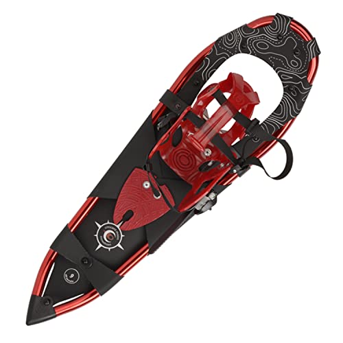 Crescent Moon Gold 9 All Terrain Snowshoes , Burgundy #TOP1