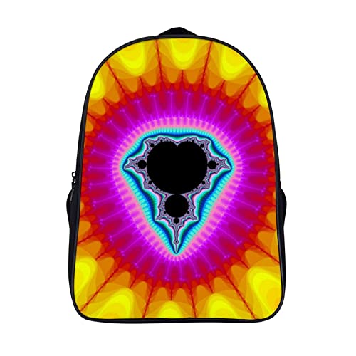 Guiiy Unisex Schultasche Fractal Schulrucksack Rucksack Unisex Schulrucksack Kinderschultasche (40x28x16cm) cooler Rucksack Cover