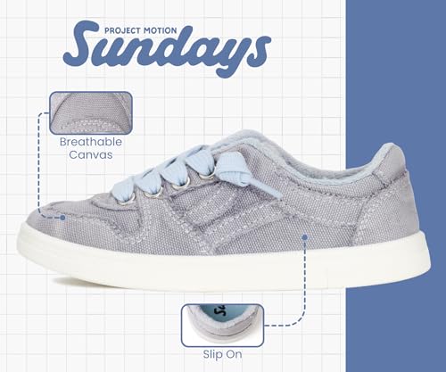 Image of Sundays Girls Sneakers Non-Slip Canvas Girls Shoes Comfort Kids Footwear