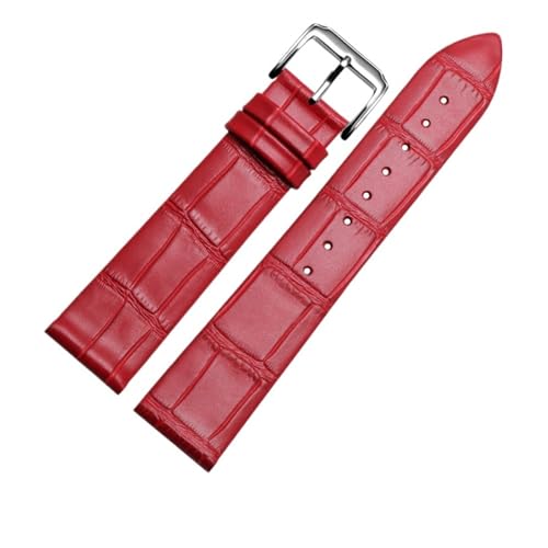 Bracelet de montre en cuir souple Run Ken fin et confortable 18 20 22 mm