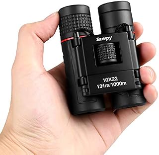 10x22 Compact Binocular Mini Pocket Foldable Night Vision Water Resistant Telescope Child Gift