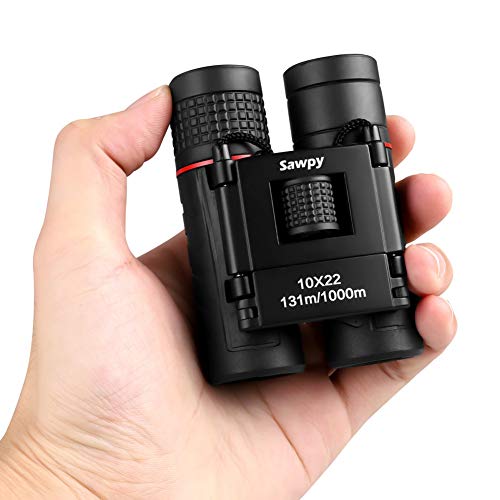 10x22 Compact Binocular Mini Pocket Foldable Night Vision Water Resistant Telescope Child Gift
