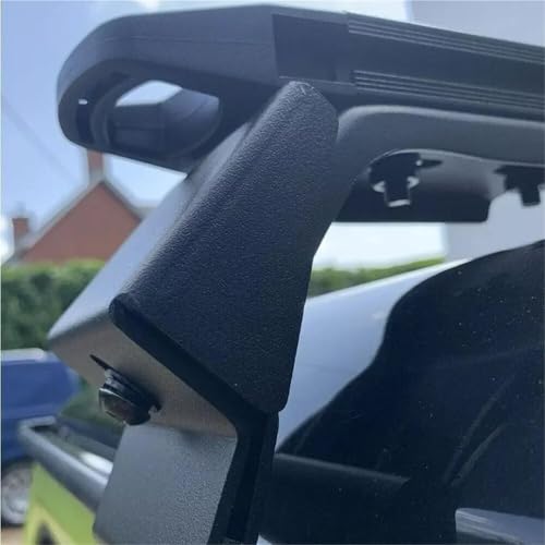 Barras transversales de techo para Suzuki Jimny 2019-2024 de aluminio negro 3