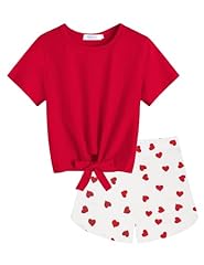 Red &Heart Print