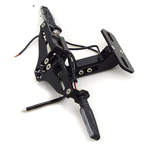 Support de cadre de plaque moto réglable en alu CNC pour Suzuki Hayabusa et 1290 Adventure R