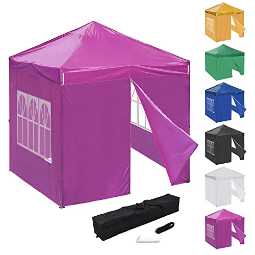 Yescom 10X10 Ft Pop Up Canopy Tent With 4 Sidewalls Kit Window Party Camping #TOP8
