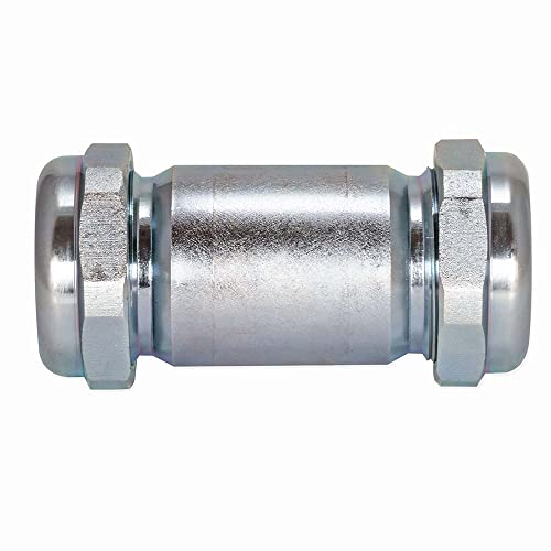 Image of Eastman 4-3 /8 Inch Long Pattern Compression Coupling, 1 Inch IPS, Galvanized Steel, 20566