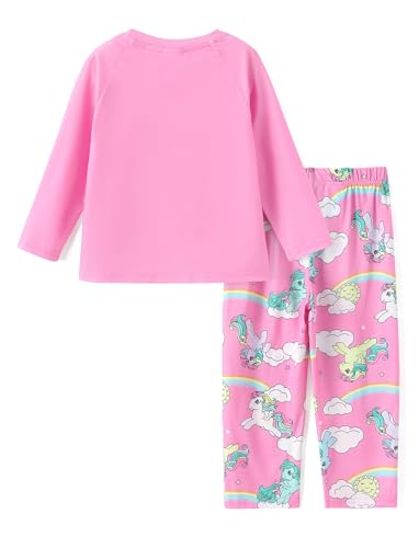 My Little Pony Girls Pajama Set Pony print long sleeve cute fall winter sleepwear cozy set for kid unicorn pjs 2-6 Years2