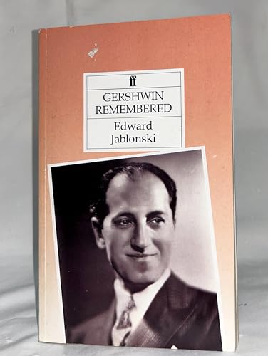 Gershwin Remembered 0571141315 Book Cover