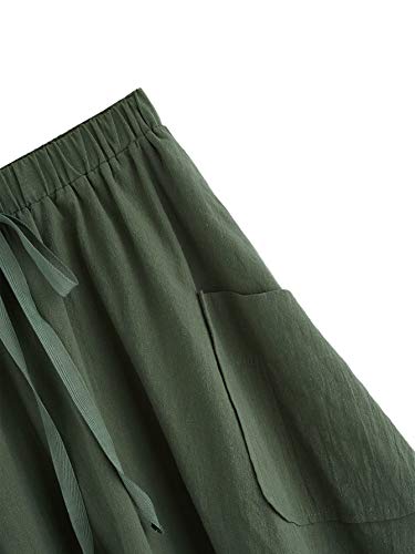 Sweatyrocks ZSWSKIRT07181220919-XL Women'S Casual High Waist Pleated A-Line Midi Skirt thumb #3