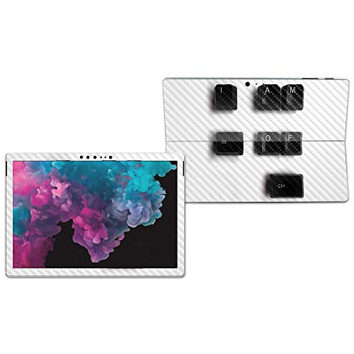 Image of MIGHTY SKINS MightySkins Carbon Fiber Skin for Microsoft Surface Pro 6 - Alt of Ctrl | Protective, Durable Textured Carbon Fiber Finish | Easy to Apply, Remove, and Change Styles | Made in The USA