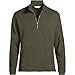 Lands' End Men's Long Sleeve Cooling Performance Pique Quarter Zip X-Large Forest Moss