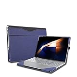 forubar Laptop Case Cover for 2024 Newest 16'' Samsung Galaxy Book4 Pro 360 & Samsung Galaxy Book4 Ultra & Samsung Galaxy Book4 Pro,2 in 1 PU Leather Protective Bag Sleeve with Pen Holder (Dark Blue)