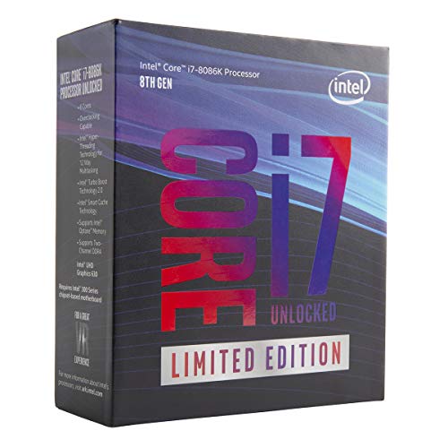 Processeur Intel Core i7-8086K (4.0 GHz) CPU puissant pour socket LGA 1151