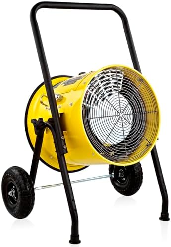 DR. INFRARED HEATER DR-PS11024 Salamander Construction 10000-Watt, Single Phase, 240-Volt Portable Fan Forced Electric Heater