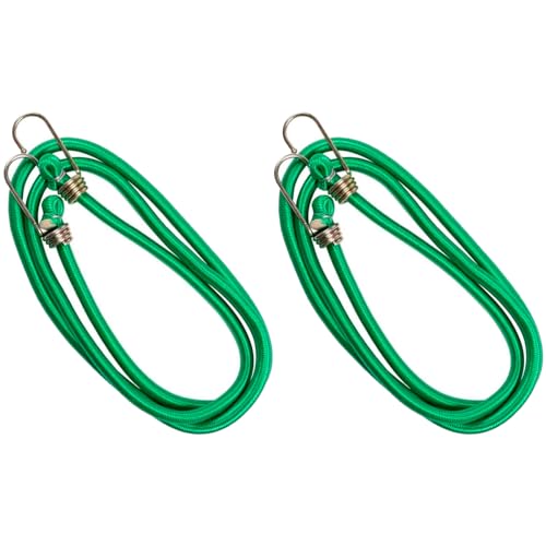 ACAN Tradineur - Confezione da 2 polpi intrecciati elastici con gancio in plastica, lunghezza 150 cm, corda elastica multiuso, realizzato in PVC, Ø 10 x 150 cm, colore casuale
