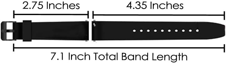 Speidel Replacement 14mm Scrub Silicone Watchband for Nurses, Doctors, Students in Navy - Image 5