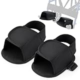 YIBEICO Wheelchair Restraint Shoes, Wheelchair Shoe Holder Straps for Elderly, Wheelchair Pedals Foot Rests