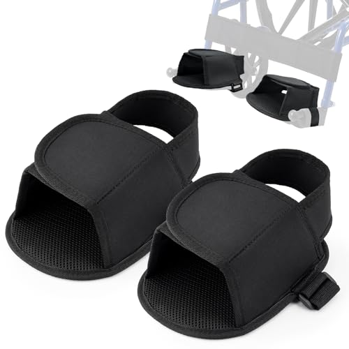 YIBEICO Wheelchair Restraint Shoes, Wheelchair Shoe Holder Straps for Elderly, Wheelchair Pedals Foot Rests