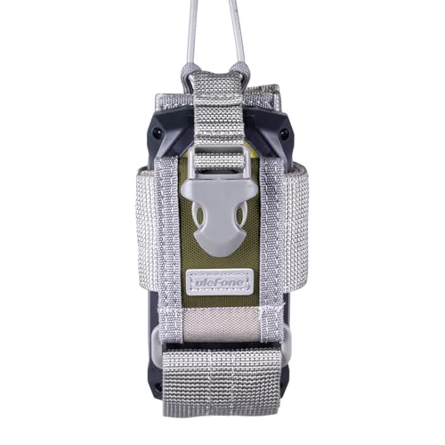 Ulefone Armor Molle Holster, Cover Case, Universal Tactical Phone Pouch with Carabiner, Adjustable Design - for Most Phone/Radio